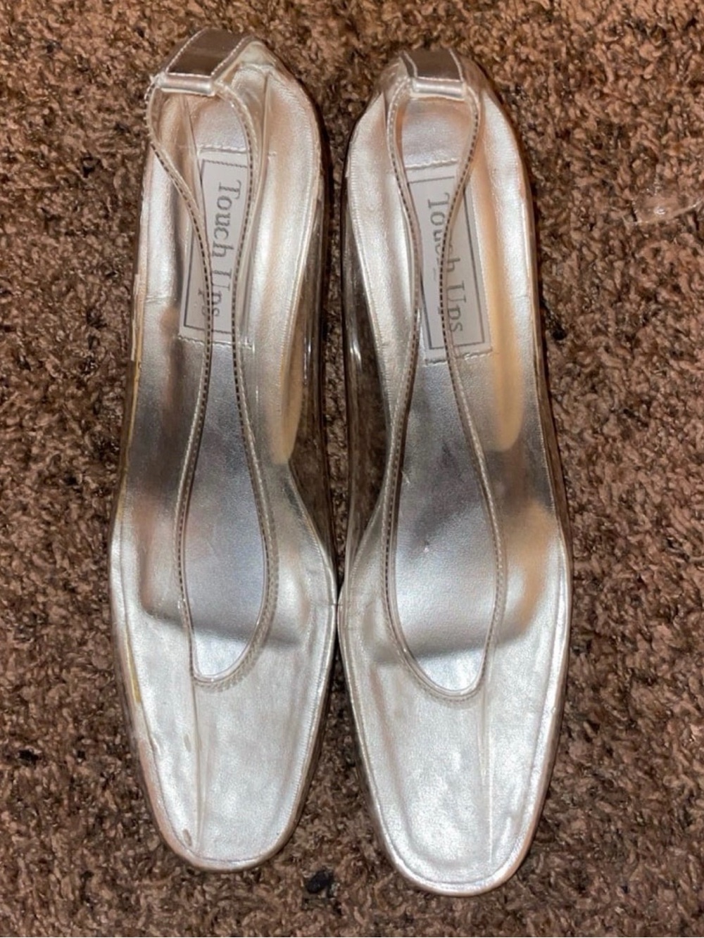Touch Ups Clear Pumps